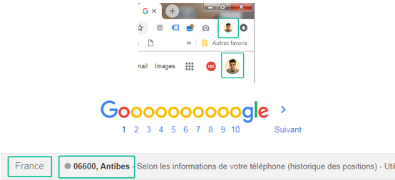 position site internet sur google